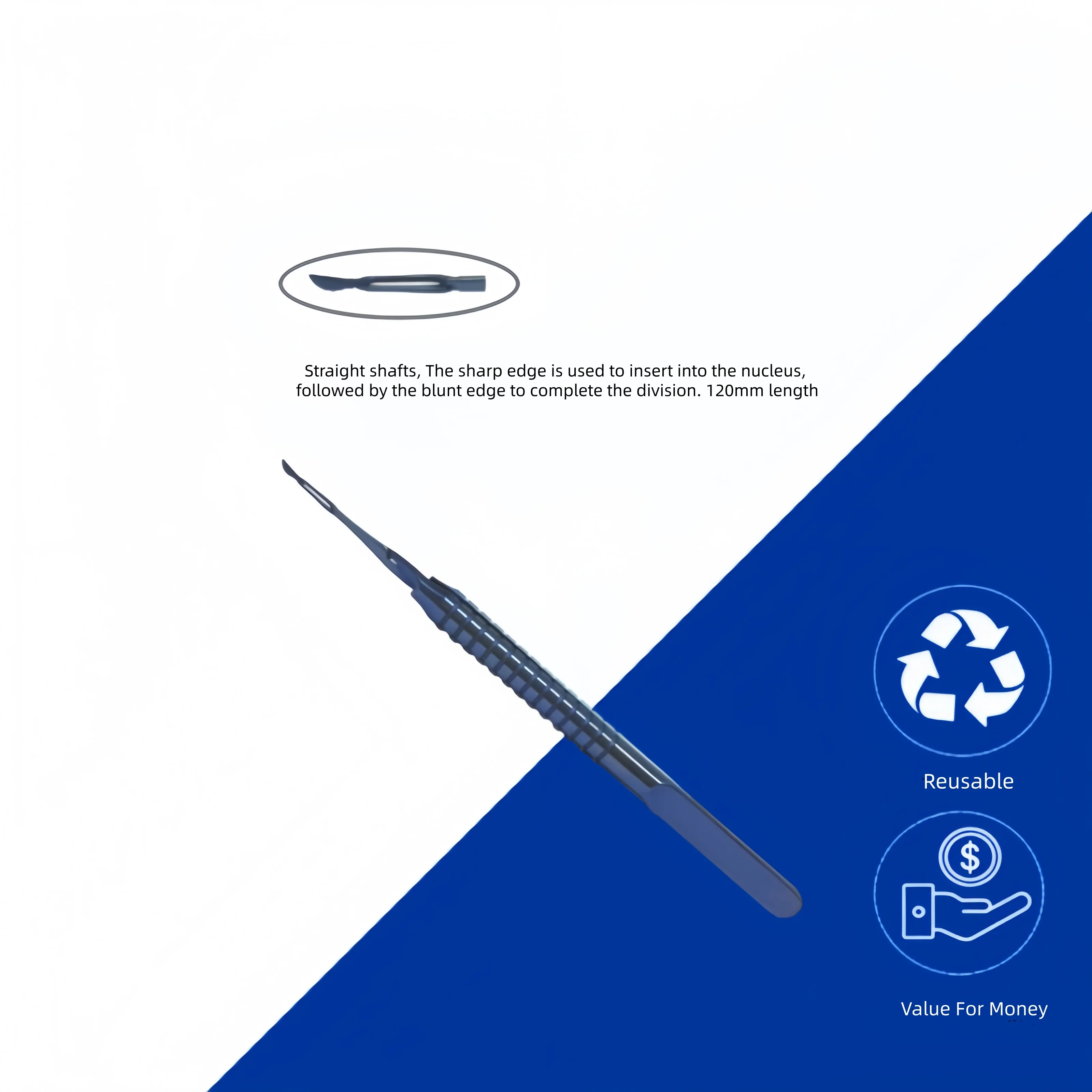 안과용 겸자 기구 아카호시 콤보 프리초퍼 핵분쇄기