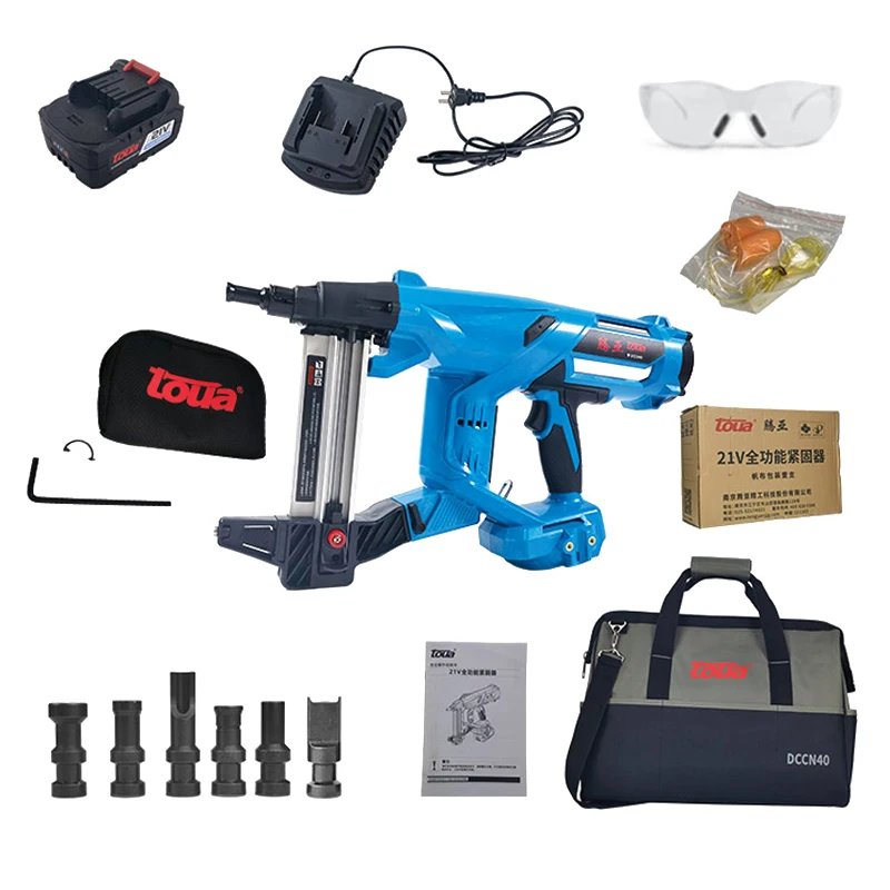 Toua40a lithium battery steel nail gun, concrete steel nail gun