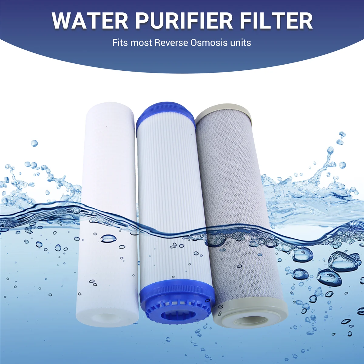 New 10Inch Filter Elements Filtration System Purify Replacement Part Universal For Water Purifier For Household Appliances