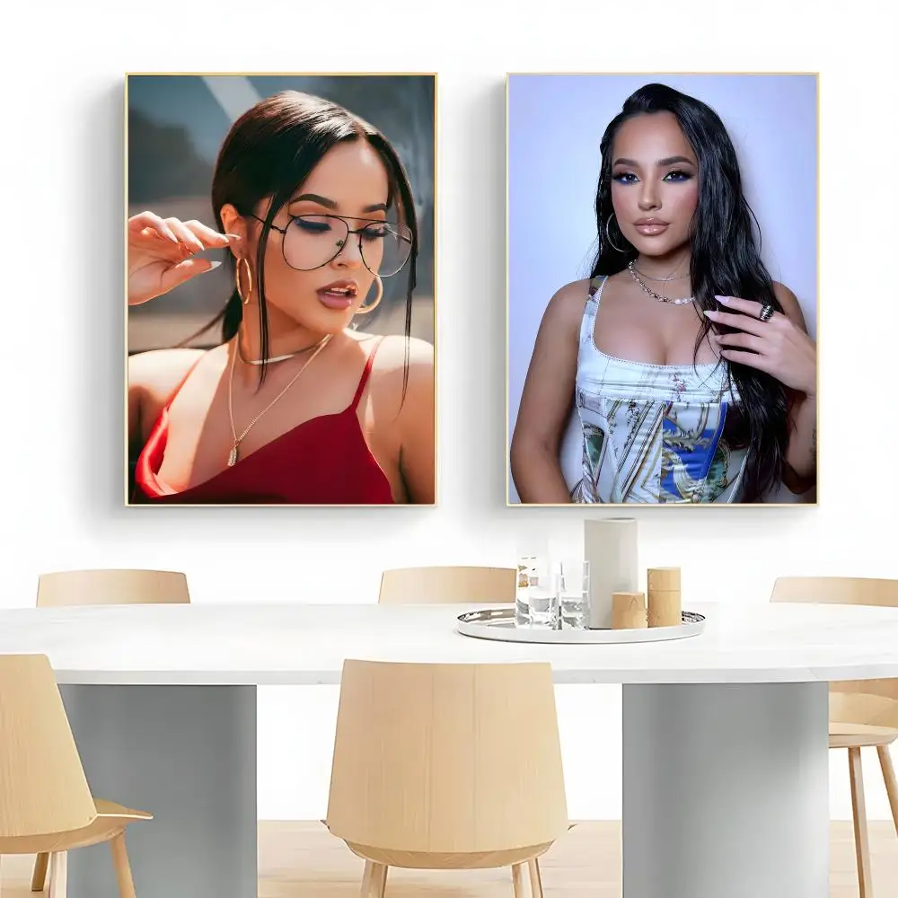 Pop Singer B-Becky G Poster Frameless Peel-and-Stick Removable Wall Art Print