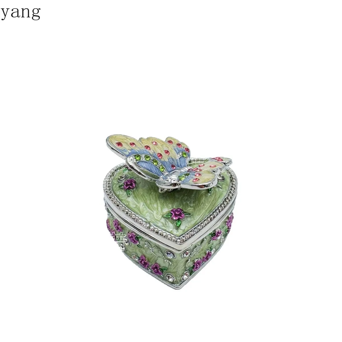 CX creative indoor enamel color metal jewelry box storage ornament