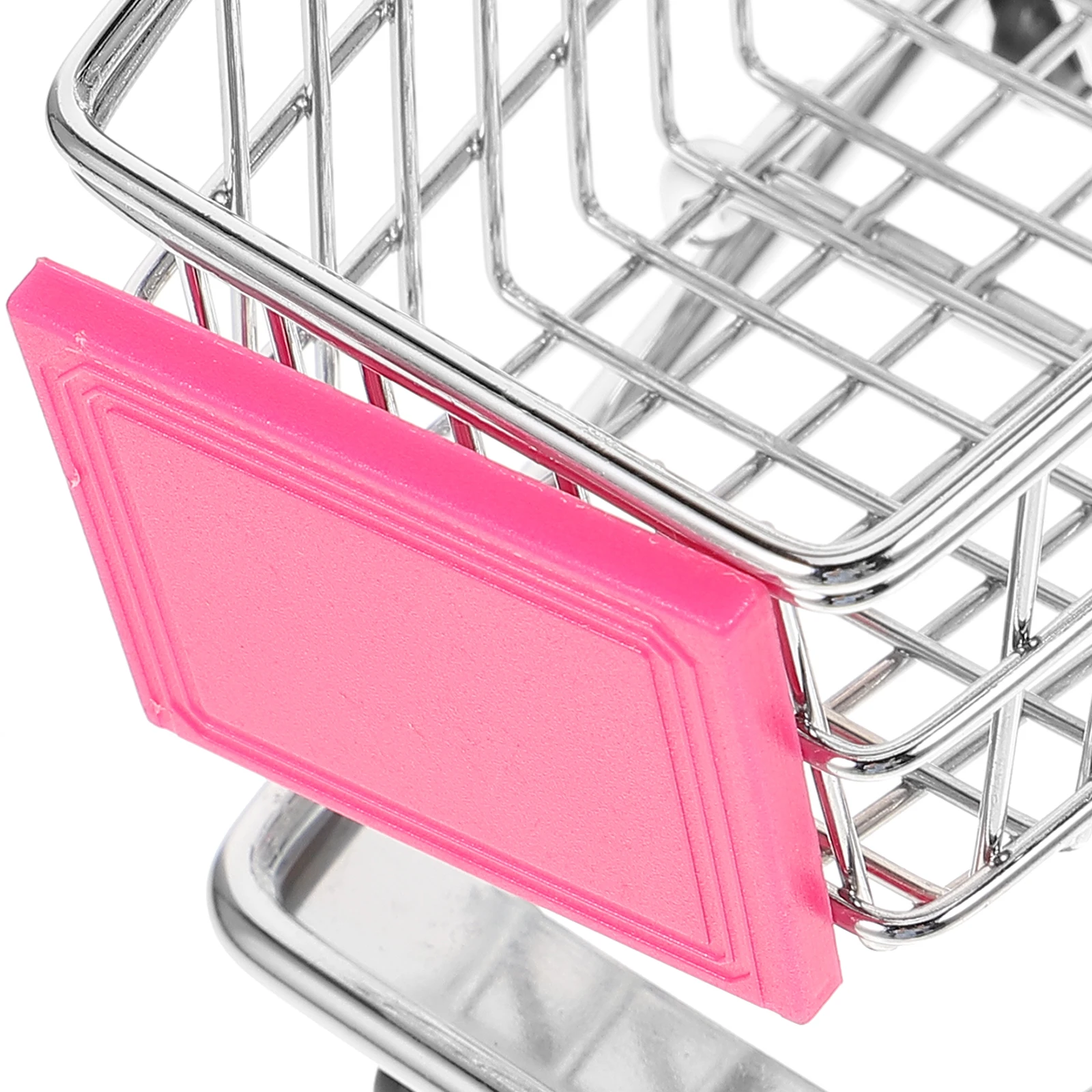 

Stainless Steel Mini Shopping Cart Snack Basket Reusable Fried Chicken Holder Fruit Bread Container Multi-Function