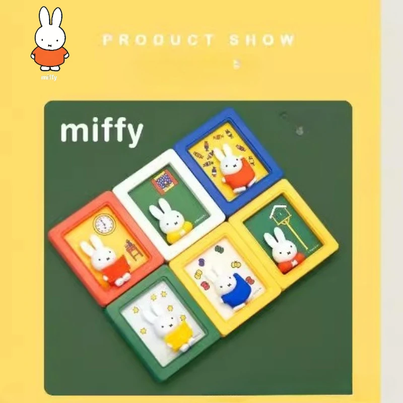 

Серия подставок для фоторамок Miffy, случайные креативные подарки для девочек, модные фигурки и декоративные предметы