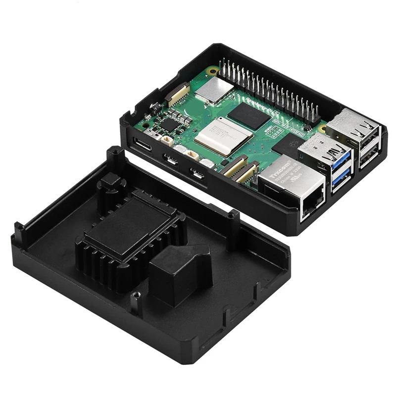 

for Raspberry Pi 5 aluminum alloy shell Built-in integrated cooling column large area passive heat dissipation metal