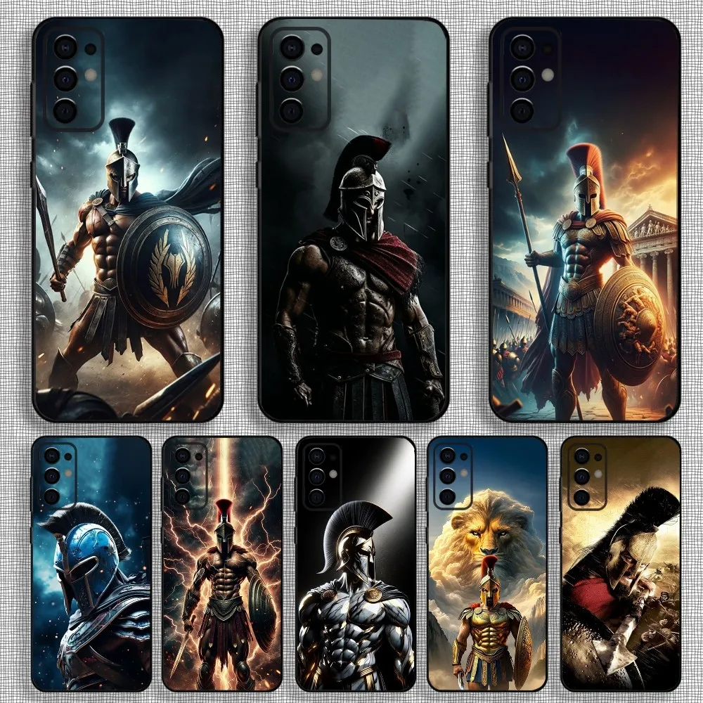 S-Spartan 300 Warrior movie Phone Case For Samsung S24,S21,S22,S23,S30,Ultra,S20,Plus,Fe,Lite,Note,10,9,5G Black Soft Cover