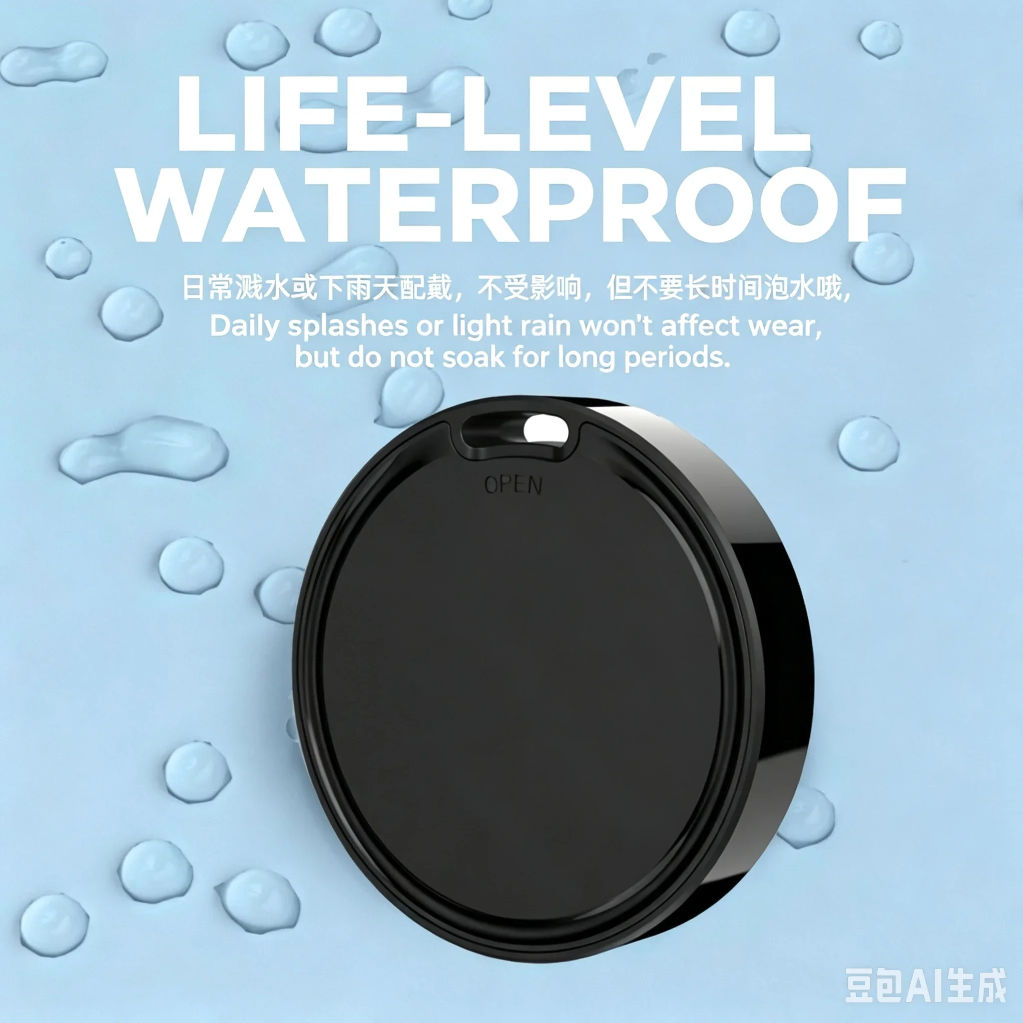 Bluetooth Anti Lost Tracker Tag, Global Precise Real-time Location Finder, One Touch Call, IP Waterproof Portable Locator