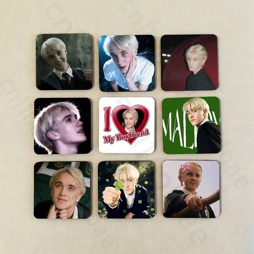 Actor D-Draco M-Malfoy Fridge Magnets Round Magnetic Refrigerator Decoration Memorial Gifts Wedding Favors