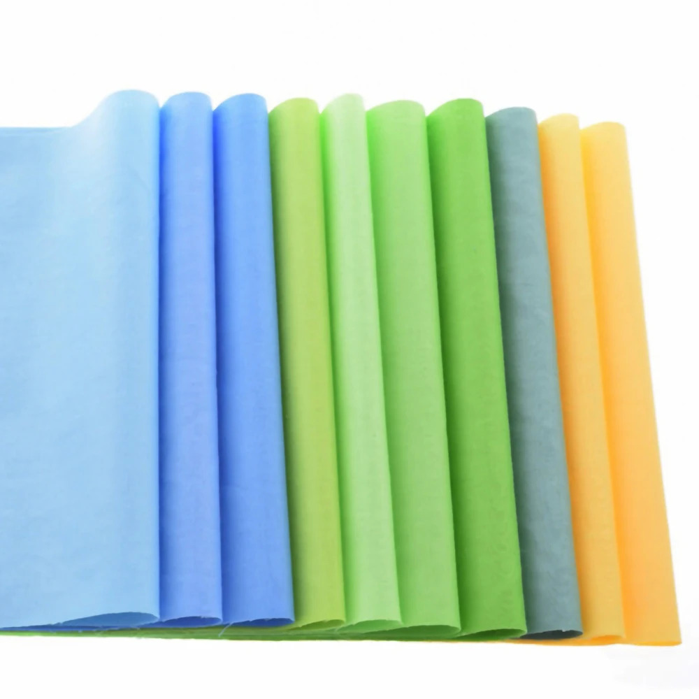 38pcs Twill Cotton Fabric 20cmx30cm,Soft Solid Color DIY Sewing Cloth Material for Baby&Kids Quilting Patchwork,Assorted Mix Set