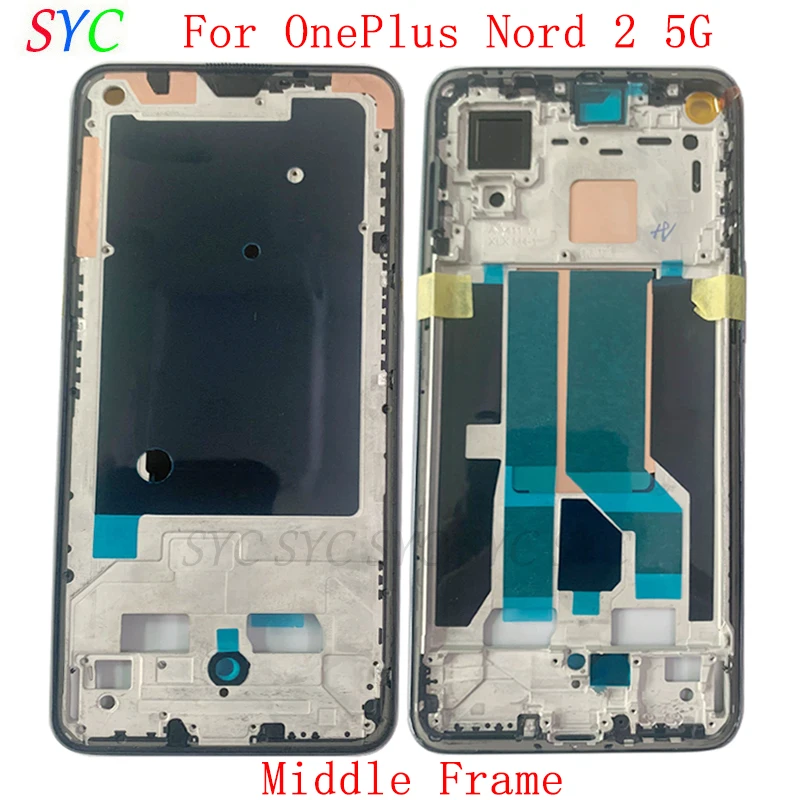 

Middle Frame Center Chassis Cover Metal Housing For OnePlus Nord 2 5G Phone LCD Frame Repair Parts