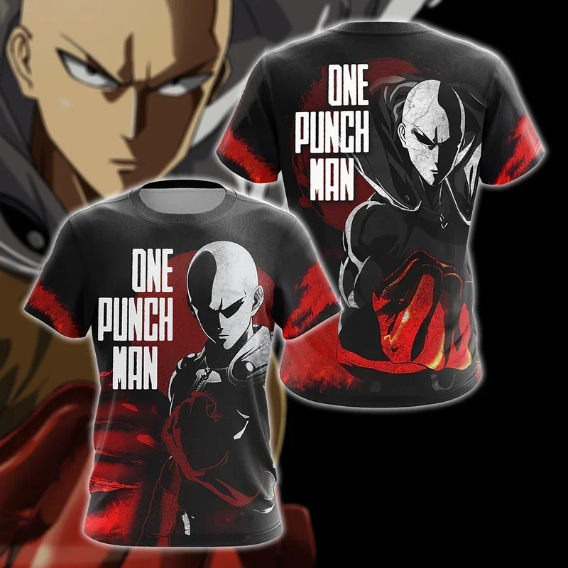 

Anime One Punch Man 3D Printed T-Shirts Men Women Fashion Streetwear Oversized Short Sleeve T Shirt Kids Tees Tops Man Clothing