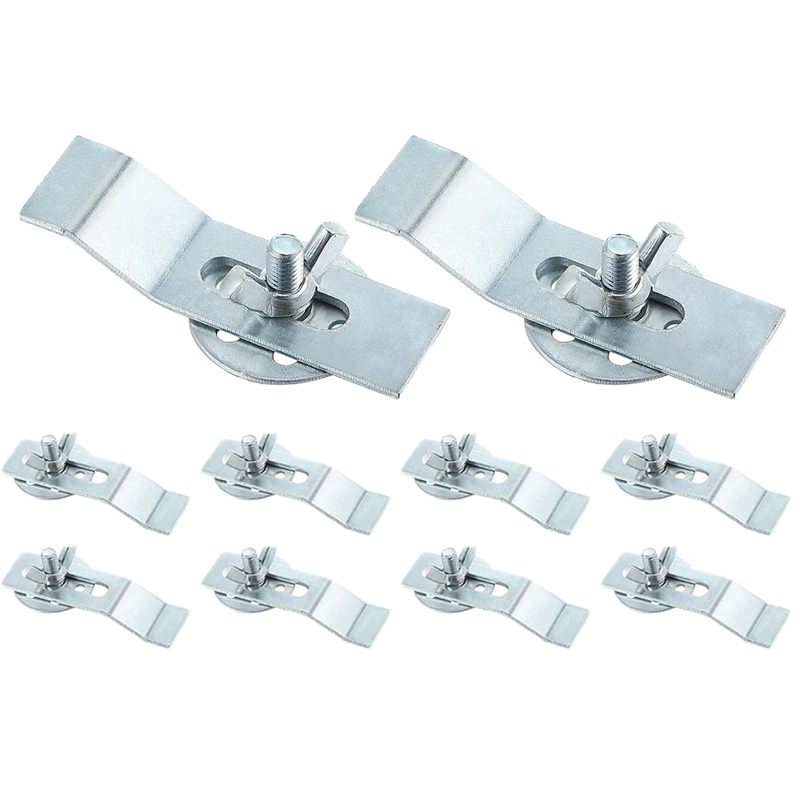 Silver Ed Steel Undermount Sink Clips Undermount Support Heavy Duty Silver Ed Zinc Plated Steel Silver Ed Steel