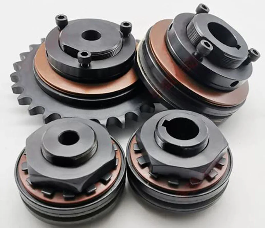 Chain wheel gear type torque limiter TL friction type torque protector TL200 - TL350 model - without chain