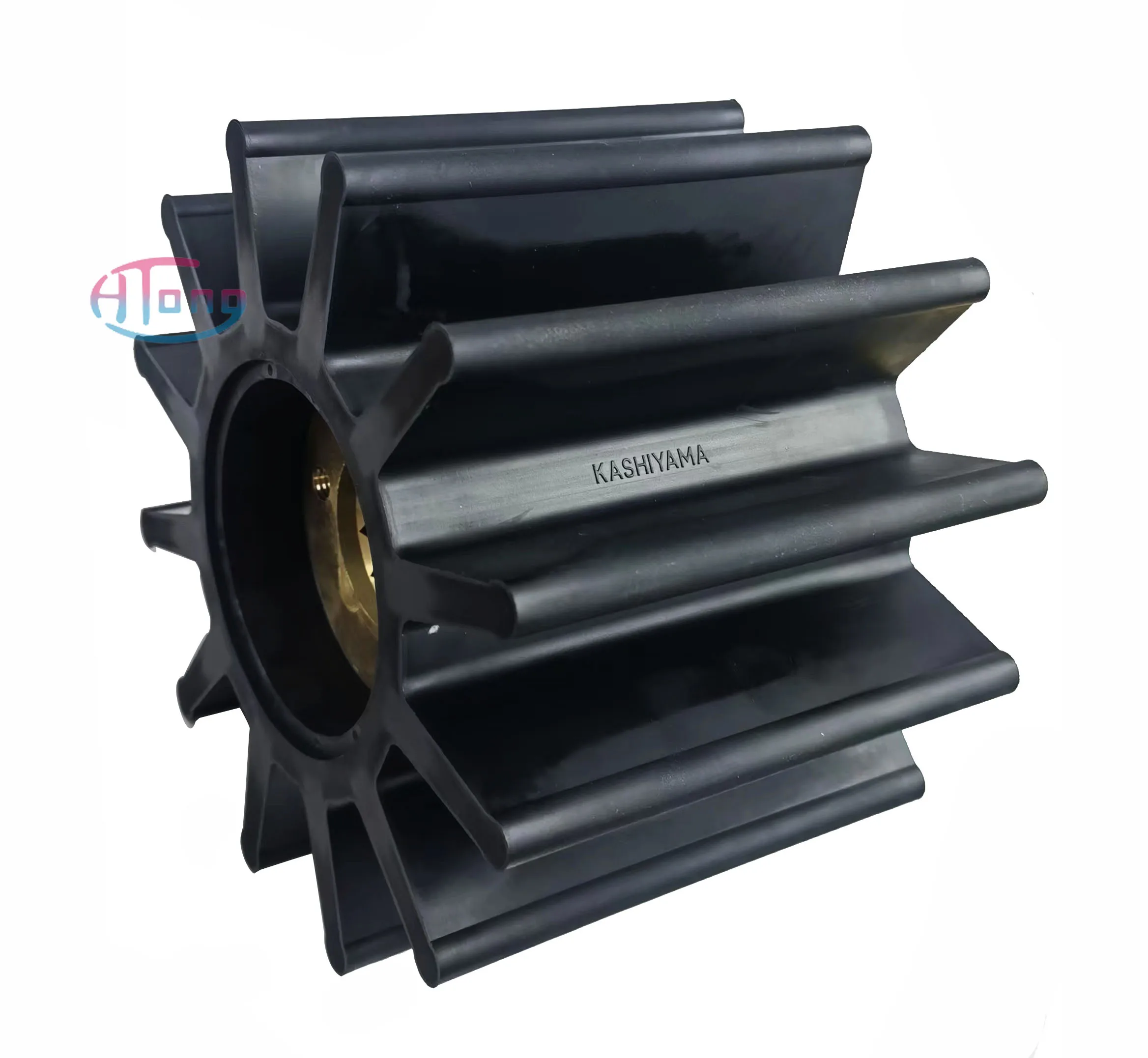 Sea Water Flexible Neoprene/Brass Impeller 09-43-1201 DJ Pump Kashiyama SP-900/SP900/SP800 162mm X 120mm Spline Drive