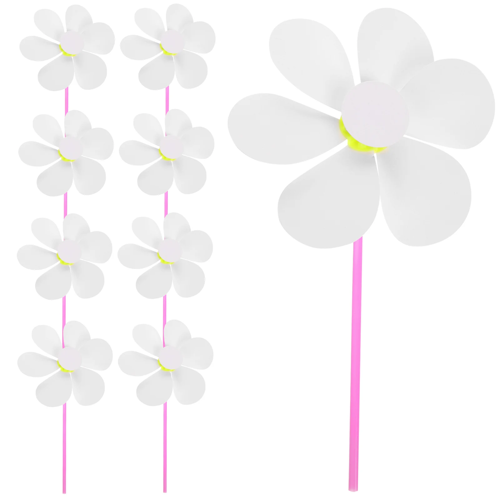 

10pcs DIY Windmill Coloring Kids Party Favors Outdoor Kindergarten Decorations Blank Paper Pinwheels for Graffiti Toys Creative
