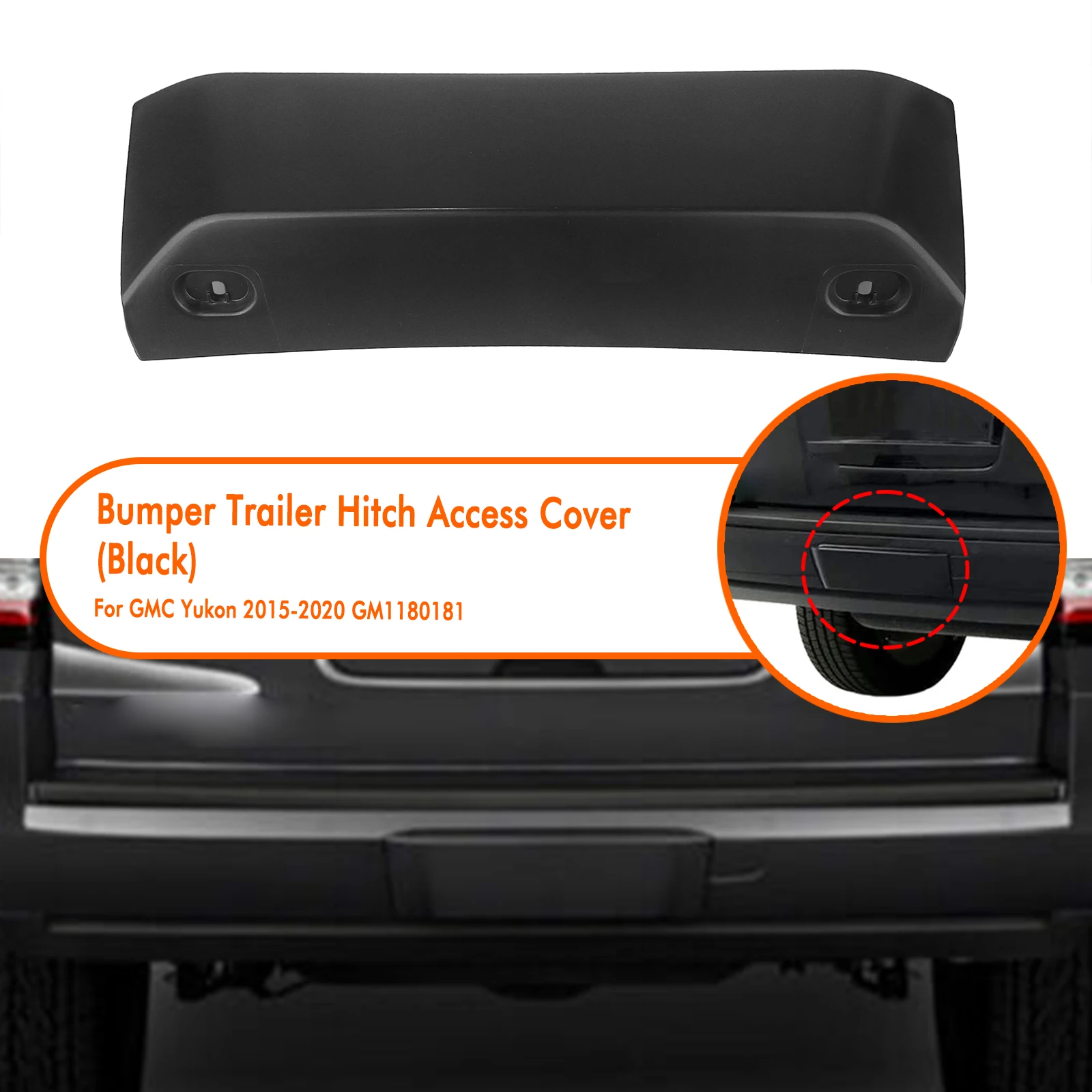 

Задний бампер автомобиля, фаркоп прицепа, чехол для доступа для GMC Yukon 2015 2016 2017 2018 2019 2020