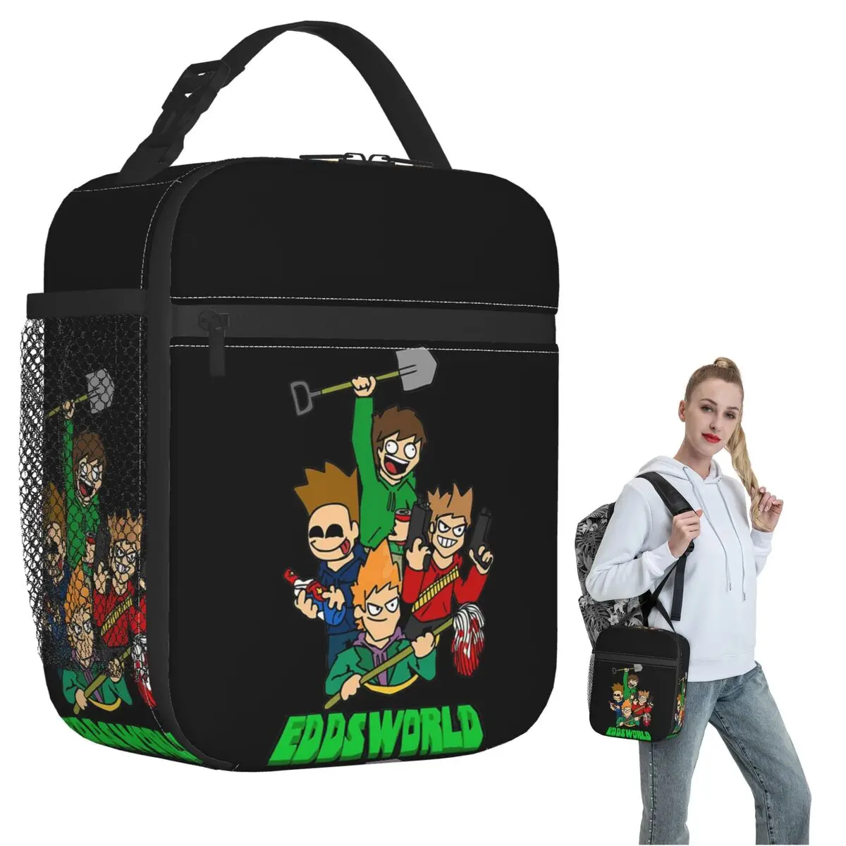 

Термосумка Eddsworld для обедов: портативный ланч-бокс для женщин и детей