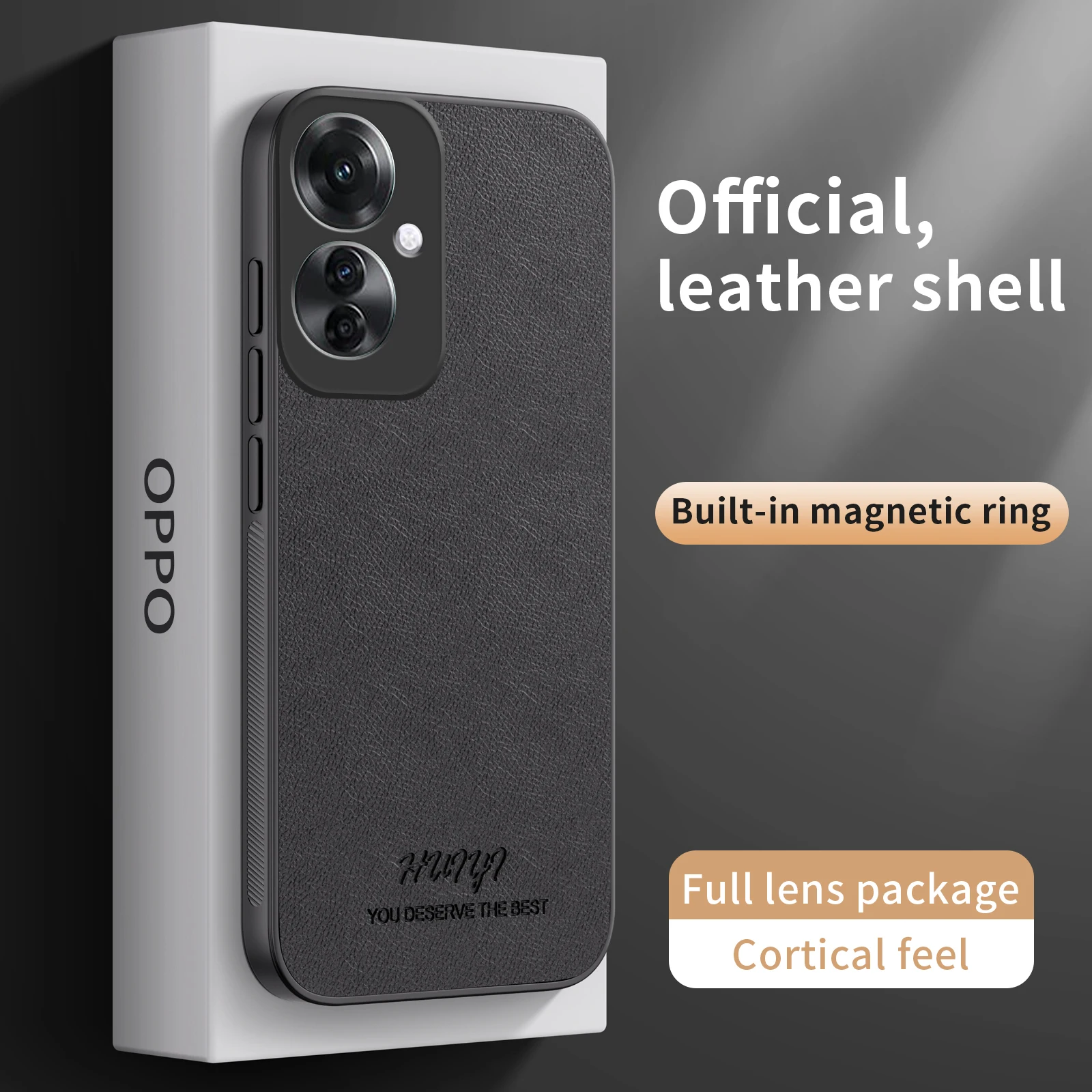 غطاء مغناطيسي جلدي فاخر ، حافظة واقية ضد الصدمات لـ OPPO رينو 11F ، رينو 12 ، 11 ، 10 ، 9 ، 8 ، 7 برو بلس ، 4G ، 5G ، FIND7 ، الترا K12 ، X #1