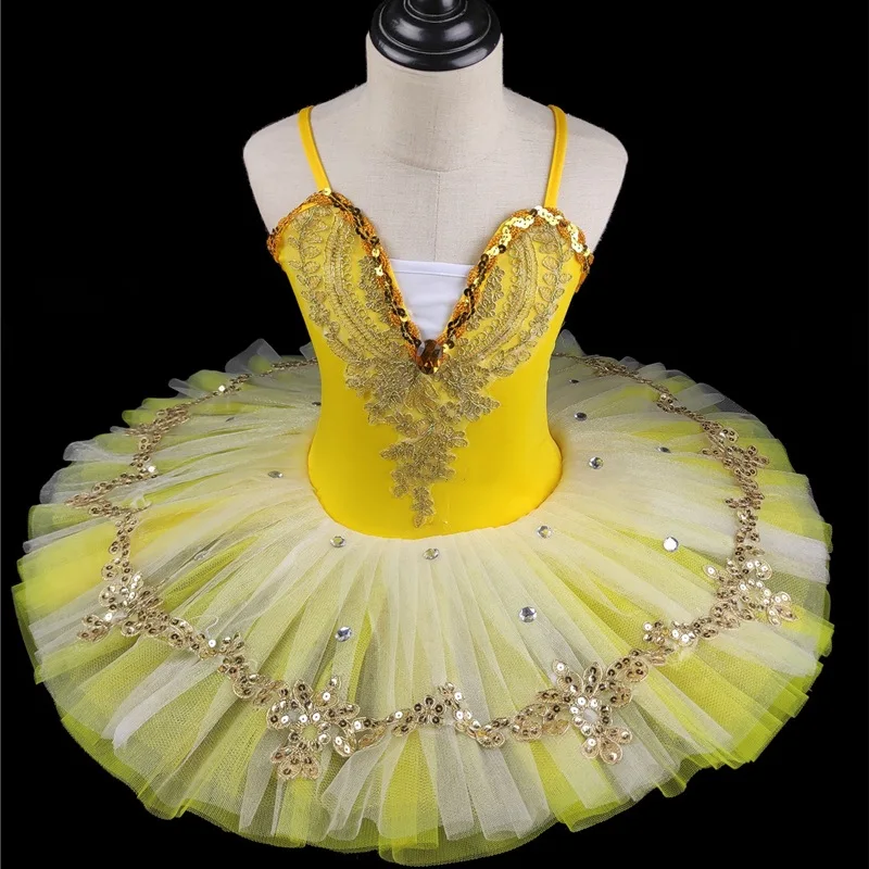 

Ballet Tutu Dress for Girls Summer Children Dance Wear Princess Performance Costume Fairy Stage Outfit Leotard Ballet Skirt