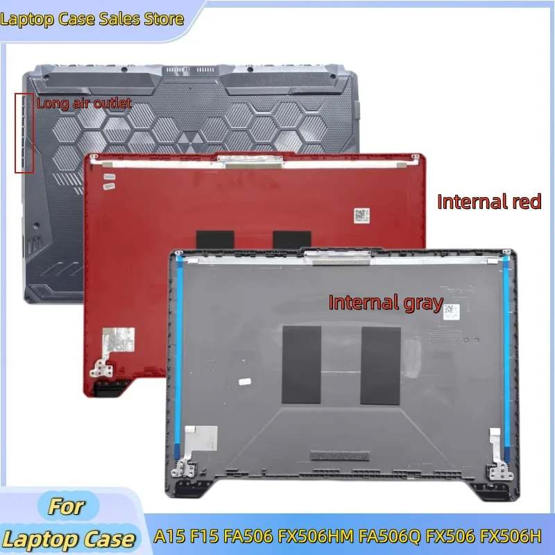 New laptop Case For A15 F15 FA506 FX506H HM FX506 FA506Q Rear Lid Top Case Lcd Back Cover/Bottom base Cover Lower Case