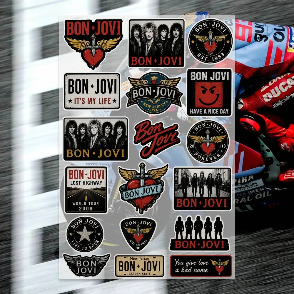 B-on J-ovi Stickers Moto Sticker Auto Body Bumper Windows Motorcycle Laptop Walls Vinyl Decal Car Tuning Accessories