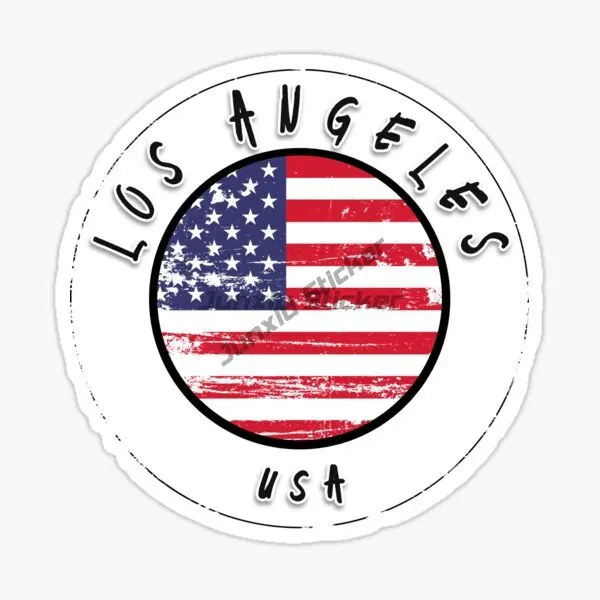 

Los Angeles, California, USA Beautiful Scenery Vinyl Self-adhesive Car Sticker Decor Accessories
