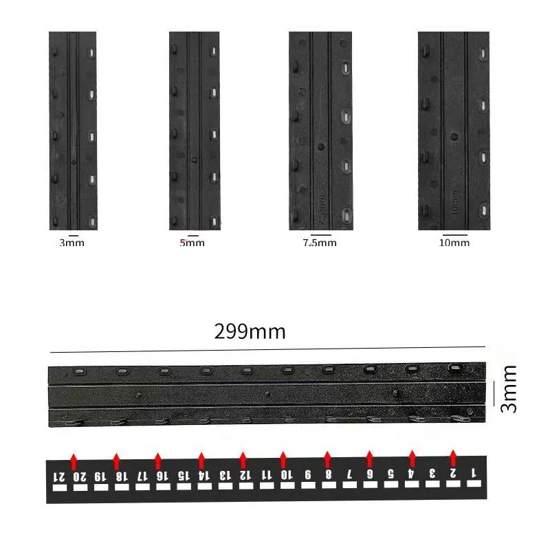 100 pçs/lote tiras de ligação de plástico transparente pvc aventais 10 loops 3-10mm 20-80 folhas máquina binder fornecedores a4 pente aglutinantes