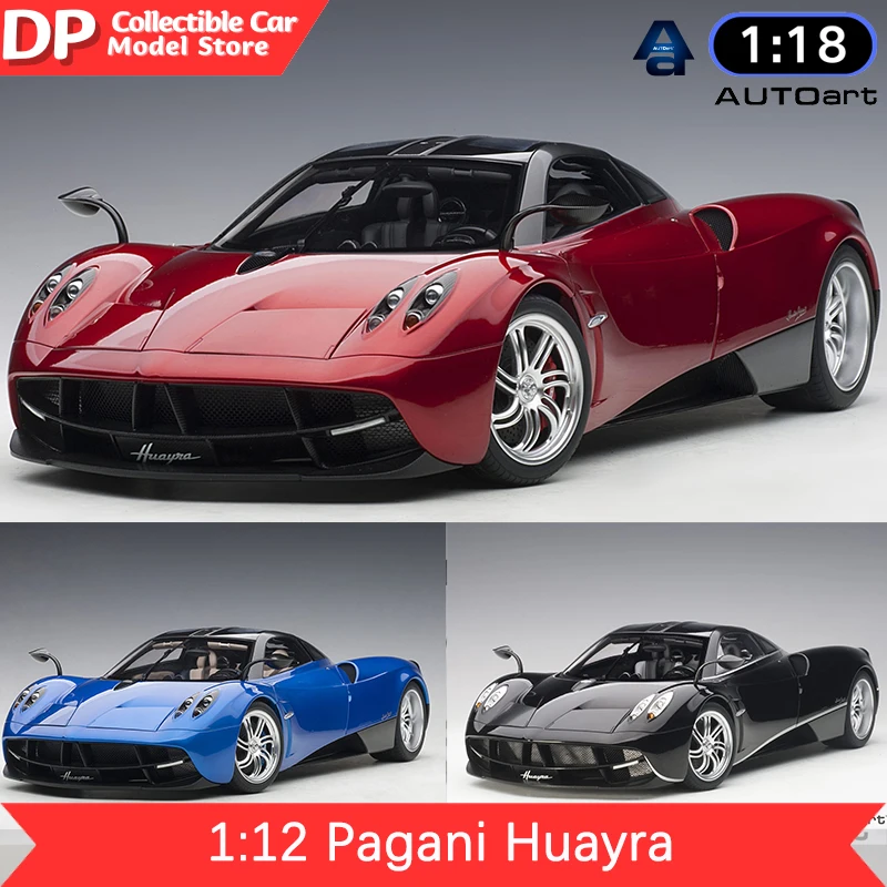 

1:18 AUTOart Pagani Huayra (White Metallic/Blue Metallic/Black/Red Metallic)Alloy Car Model Collectible Car Model Metal Diecast