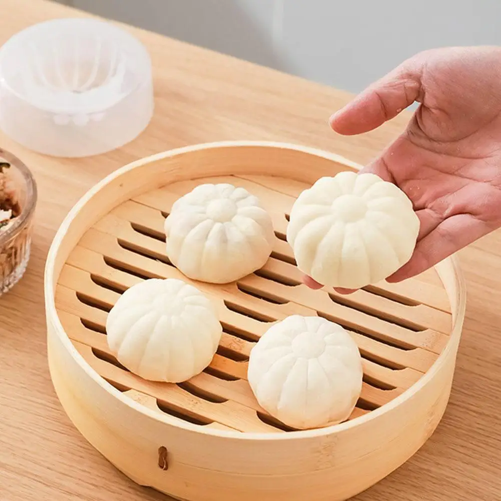 Chinese Baozi Mold Diy Pastry Pie Dumpling Maker Steamed Making Stuffed Pastry Baking Makers Bun Bun Gadgets Kitchen Mould P8f6