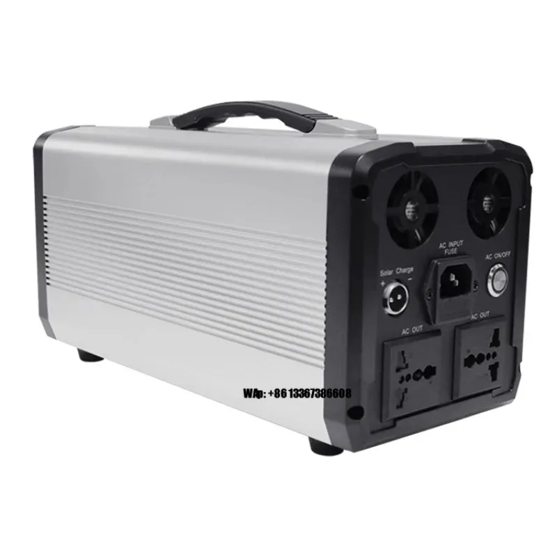 emergency camping 500w lithium battery station portable solar generator