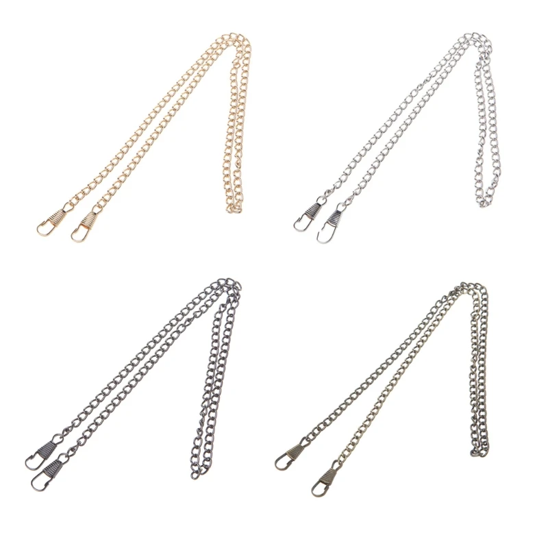 Metal Purse Chain Strap DIY Handle Shoulder for Cross Body Bag Handbag Replaceme