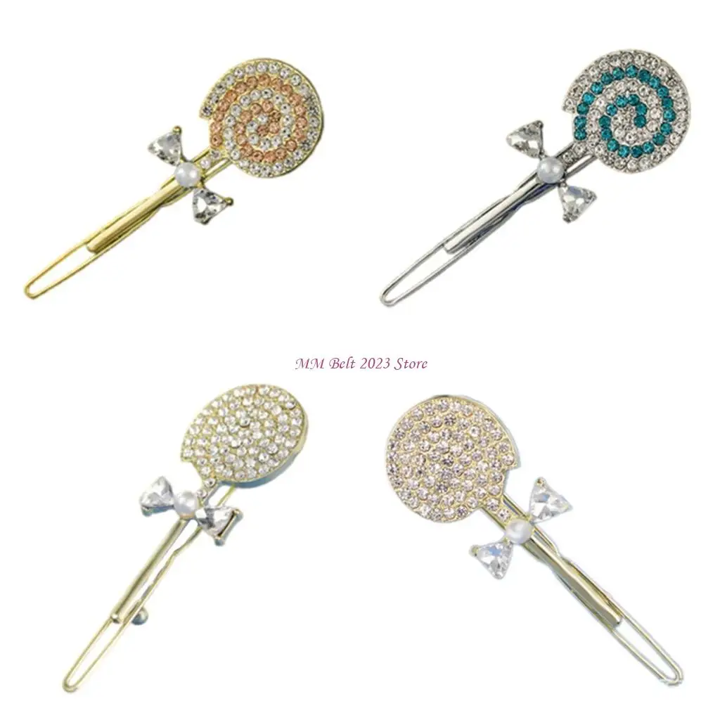 

49ME Girl Halloween Hair Clip Multifunctional Hairpin Adjustable Rhinestones Hairpin