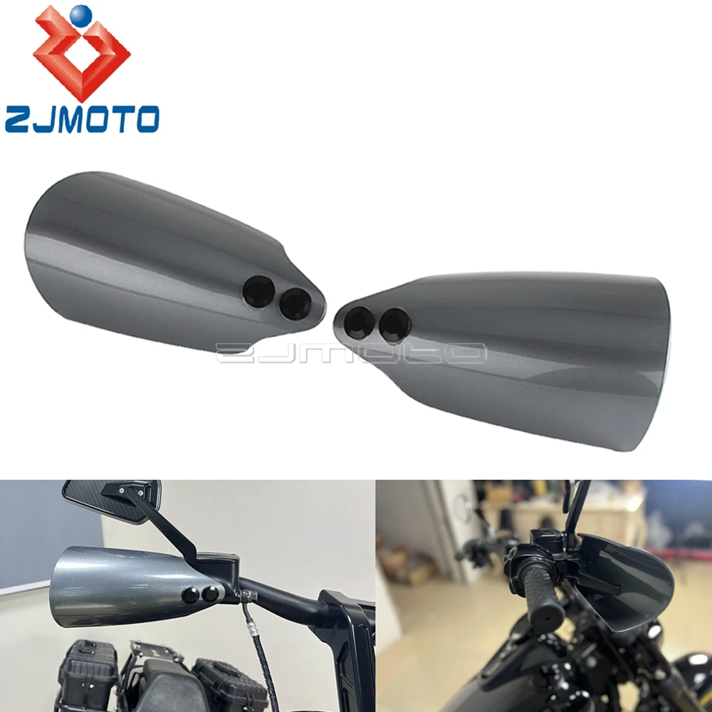 Windproof Handguards Motorcycle Hand Wind Protector For Harley Softail Low Rider ST 117 FXLRST 2022-2023 Deluxe FLDE 2018-2020