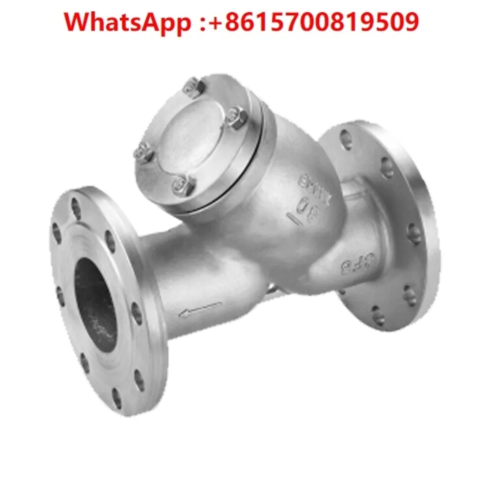 304 stainless steel Y-type filter heavy flange pipeline steam filter valve decontamination valve