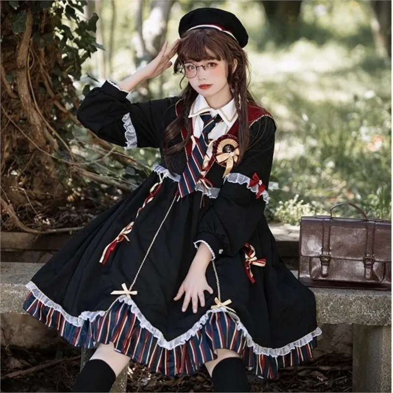 

Little Dark elegant temperament fashion dress set