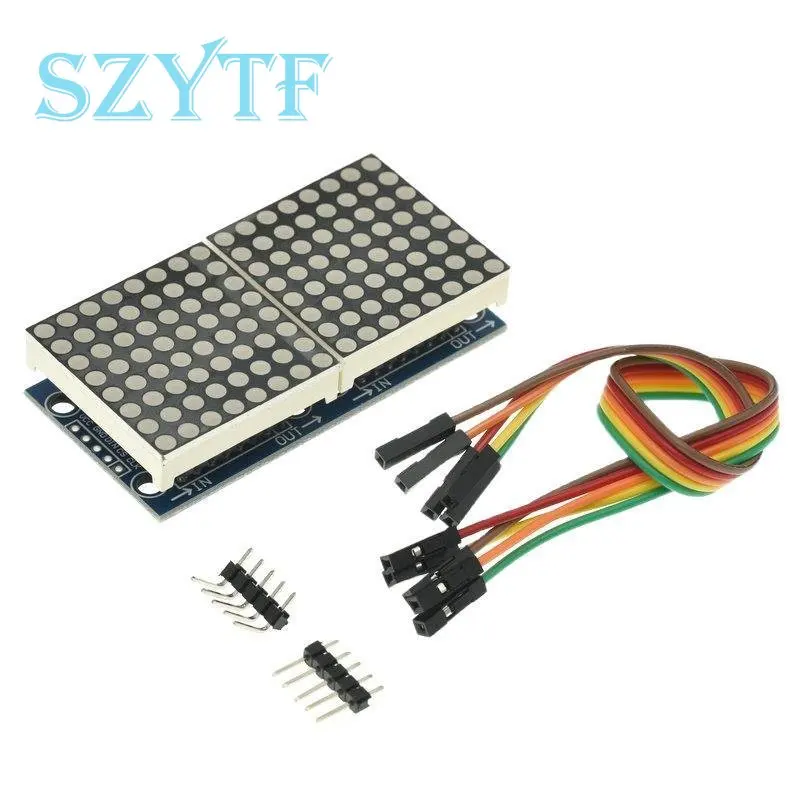 1 / 2 / 4 / 8-bit MAX7219 60×60 Dot Matrix Module Microcontroller LED Display Module For DIY KIT With Cable