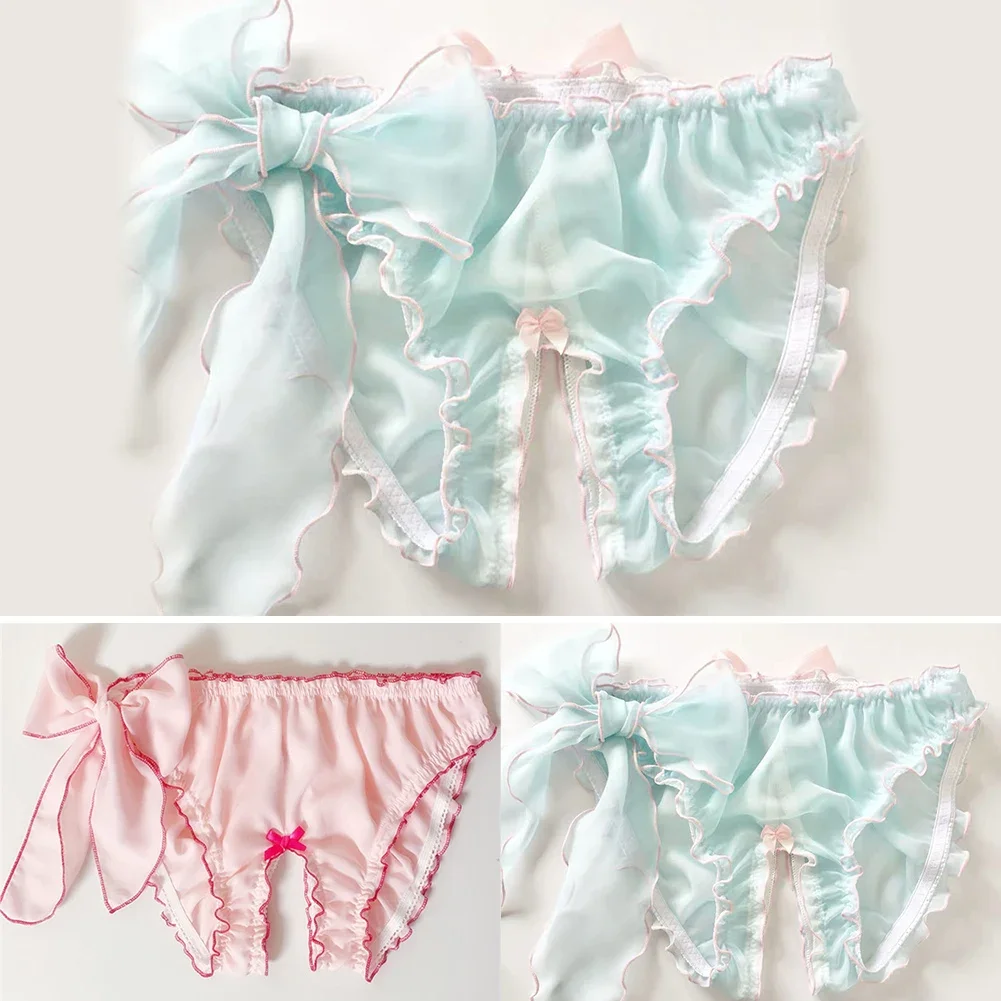 Fashion Lingerie Underwear Low Waist New Stylish Comfy Crotchless Sexy Mens Brief Sexy Underwear Soft Underwear