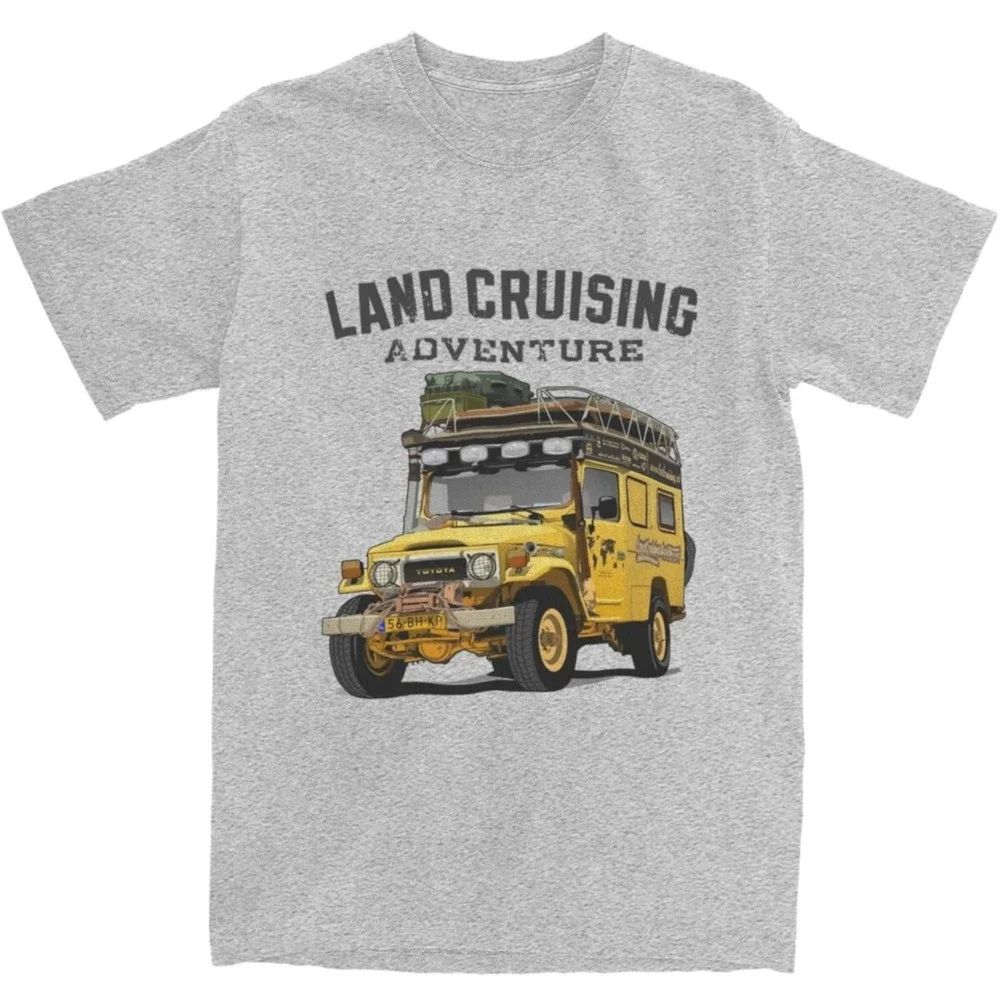 Off Road 80 Land Cruiser for Men T Shirts Landcruising Fj80 Overland Travel Apparel Tee Shirt T-Shirt 100% Cotton Gift Clothing