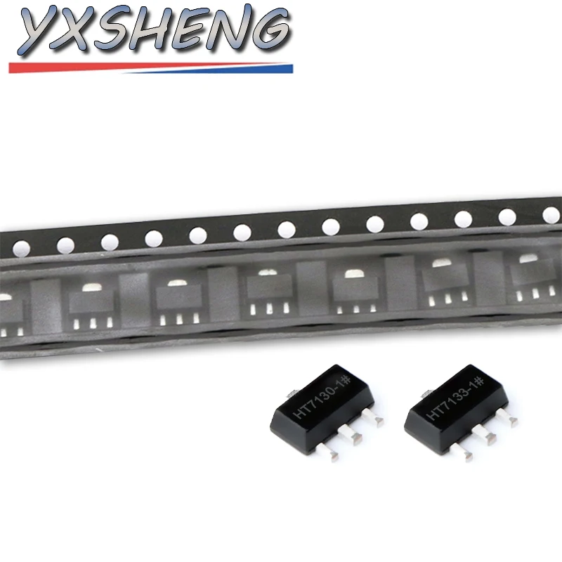 50PCS HT7130-1 SOT-89 HT7133 HT7333 HT7350 HT7133-1 HT7333-1 HT7350-1 SOT SMD Low Dropout Linear Regulator Chip