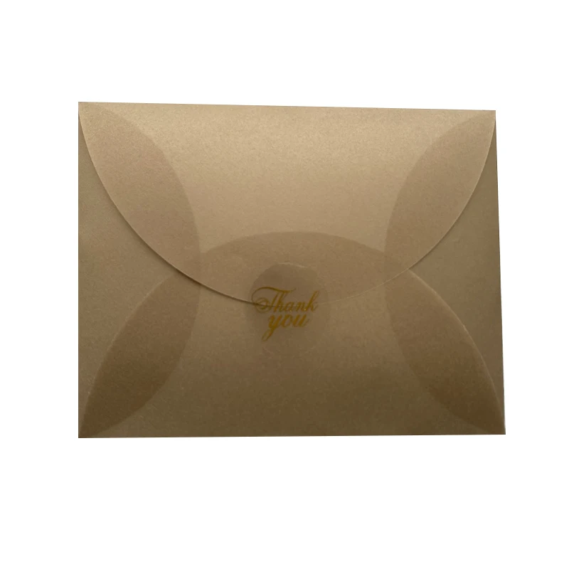 10pcs/lot Blank Translucent Envelope Invitation DIY Card Storage Gift Wedding Business European Ulfuric Acid Paper Postcard