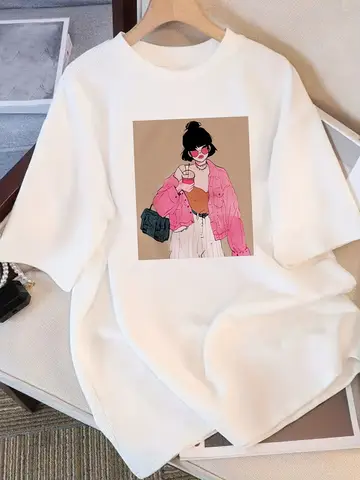 गॉथिक क्रॉप टॉप विंटेज ग्रंज ग्राफिक प्रिंट 90 के दशक की महिलाओं की टी पंक Y2k कपड़े गर्मियों में स्लिम इमो गर्ल्स गॉथिक फेयरीकोर बेबी टी 6 best sales y2k टी शर्ट - №1