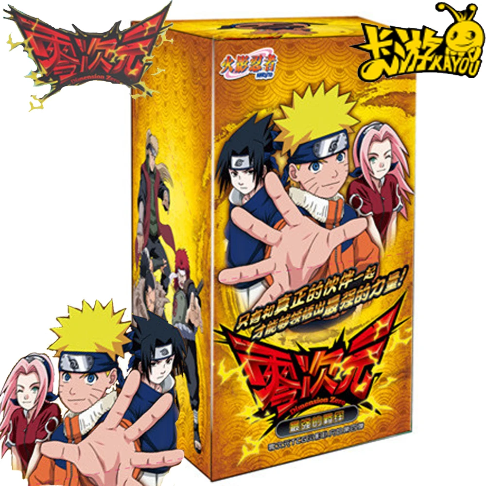 Genuine Kayou NARUTO Card For Child Nohara Rin Hyūga Neji Temari Hot Blooded Youth Anime Limited Game Collection Card Kids Toys