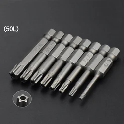 1/4 Shank Pentacle Star Bit Set Magnetic Five Pointed Screwdriver Tip Head T10 T20 T25 Pentalobe Bits For Electric Tool