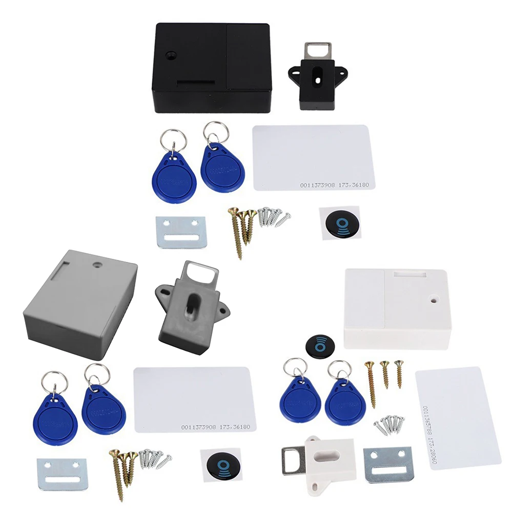 보이지 않는 RFID 자유 개방 지능형 센서 캐비닛 잠금 장치, 옷장 신발 캐비닛 서랍 문짝 잠금 장치