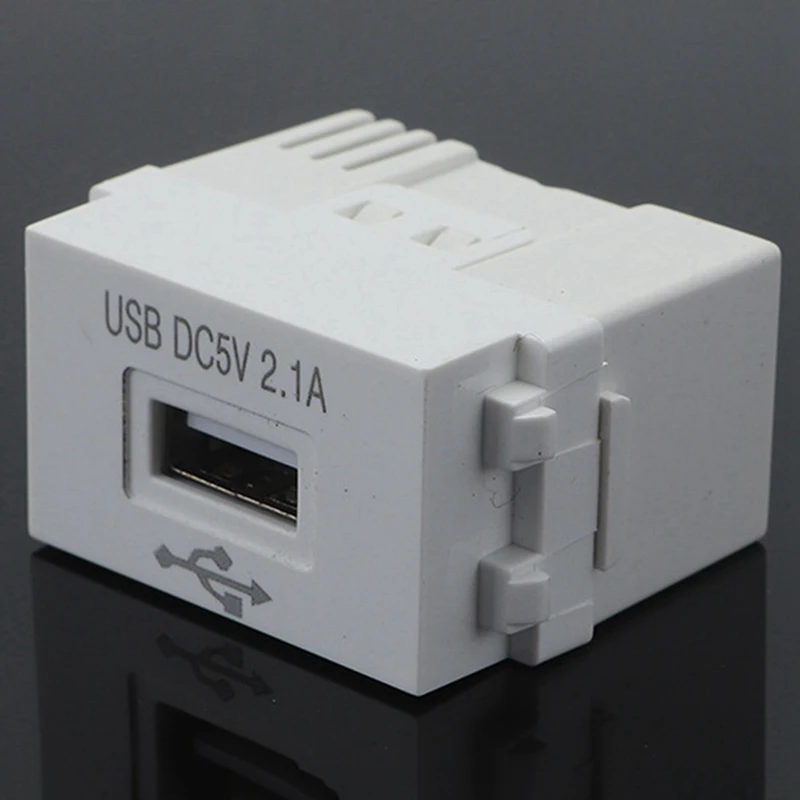 6X Telefoon Oplaadpaneel USB Power Module 220V Socket 5V Transformator 2.1A USB Opladen Stopcontact Schakeladapter