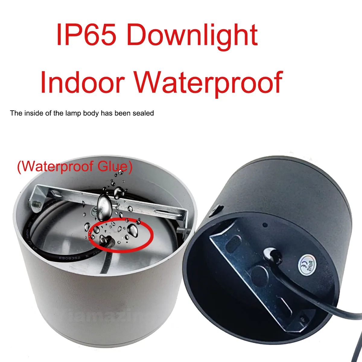 Imagem -02 - Impermeável Driveless Outdoor Led Downlight Montagem em Superfície Regulável Parede e Teto Spot Light Ip65 dc 12v 24v Ip67 7w 9w 12w