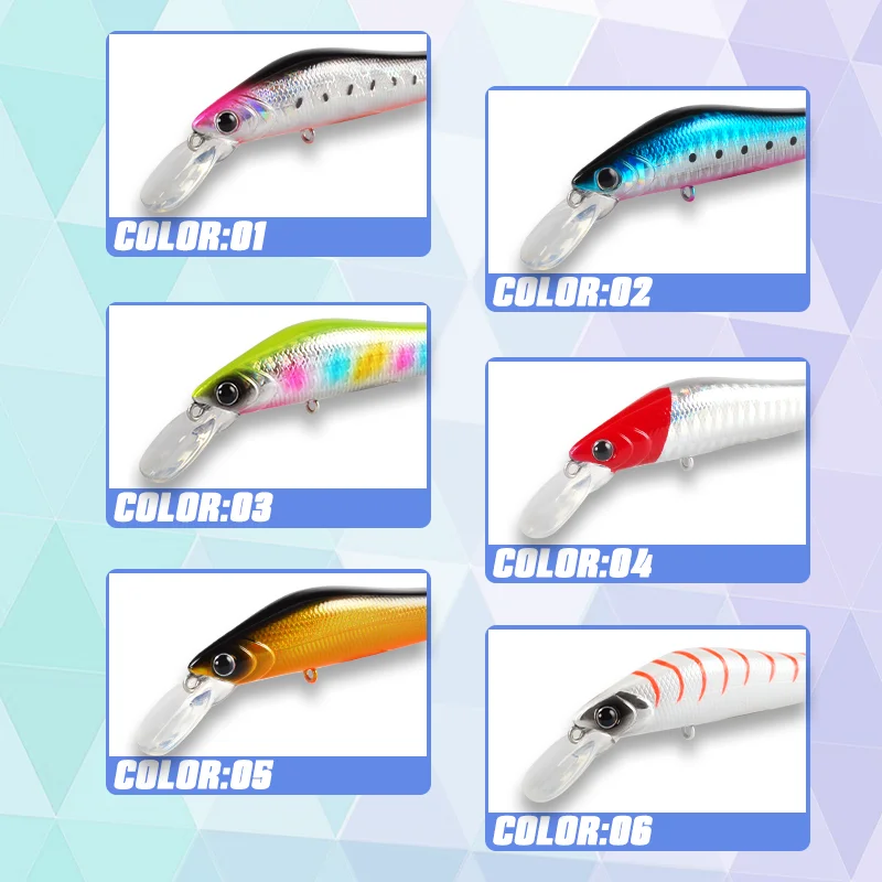 Magic Works New Wobbler Hard Baits 90MM Minnow Fishing Lures ABS Plastic Fishing Tackle Sea Hard Lure Floating Fishing Lure