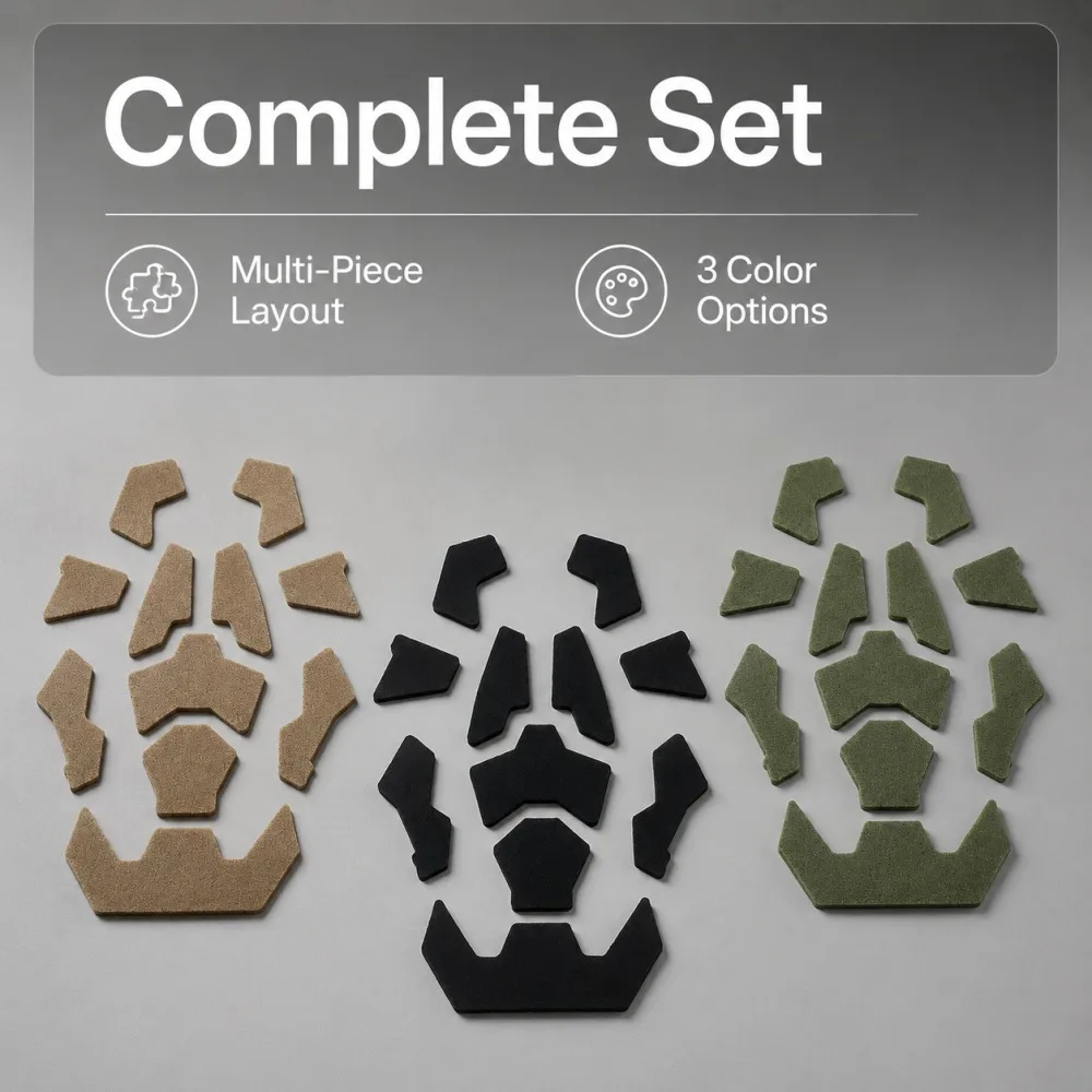 Tactical Helmet Patches Universal Exterior Tape Hook & Loop Stickers Kit for Fast Helmets Magic Sticker Helmet Accessories