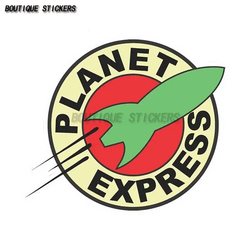 

For Planet Express logo stickers, waterproof PVC stickers, cars, motorcycles, decorative accessories, cover scratches