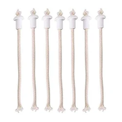 7pcs Oil Lantern Wicks Heat-Resistant Kerosene Wick for Ceramic Holders Torch Wine Bottle Oil Lamp Dropship