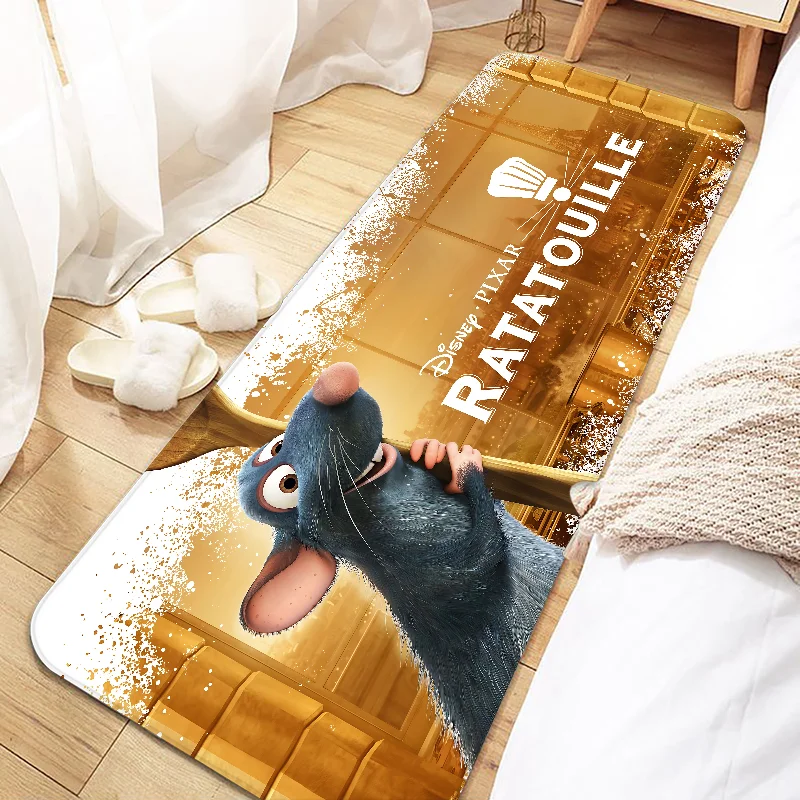 

Disney cute Ratatouille Door Mat Entrance Non-slip Washable Kitchen Carpet Living Room Hallway Rugs Bathroom Bath Door Mats